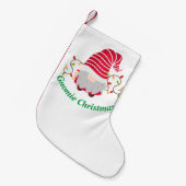 Kabouter Kerst Kerststrump Kleine Kerstsok (Voorkant (Hangend))