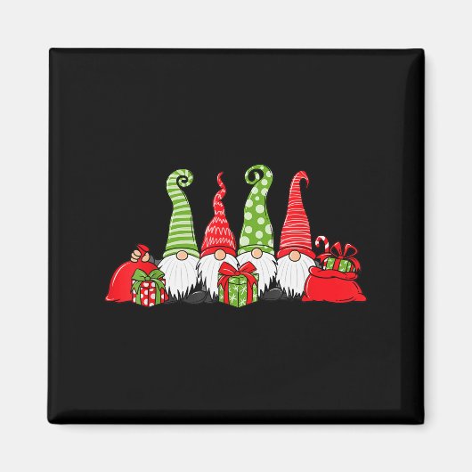 Kabouter Kerst Magneet (Voorkant)