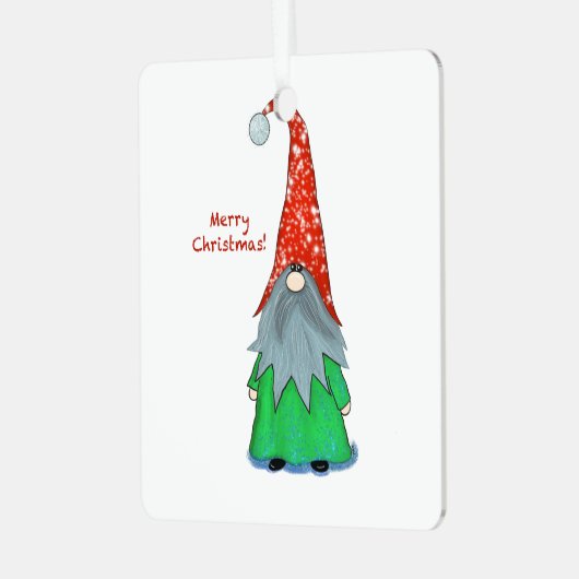 Kabouter Kerst Ornament (Voorkant links)