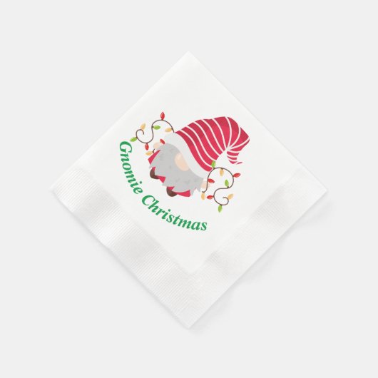 Kabouter Kerst Servetten (Hoek)