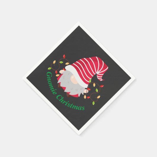 Kabouter Kerst Servetten (Hoek)