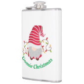 Kabouter Kerst Vinyl Omwikkelde Fles Heupfles (Links)