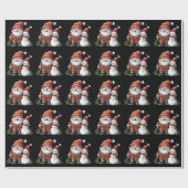 Kabouter Kerst Winter Seizoen Kabouter Liefhebber  Cadeaupapier (Vlak)