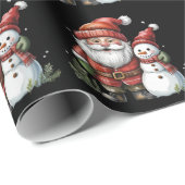 Kabouter Kerst Winter Seizoen Kabouter Liefhebber  Cadeaupapier (Rol Hoek)