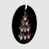 Kabouter Kerstboom Grappig Kerst Feestdagen Ornament (voorkant)