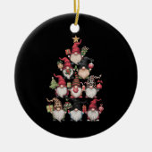 Kabouter Kerstboom Grappige Kerst Vakantie Keramisch Ornament (Voorkant)