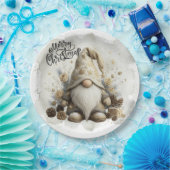 Kabouter Kerstbord Papieren Bordje (Feest)