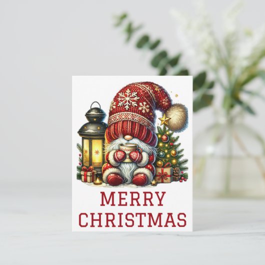 Kabouter Kerstkaart (Staand voorkant)