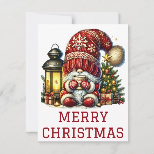 Kabouter Kerstkaart (Voorkant)