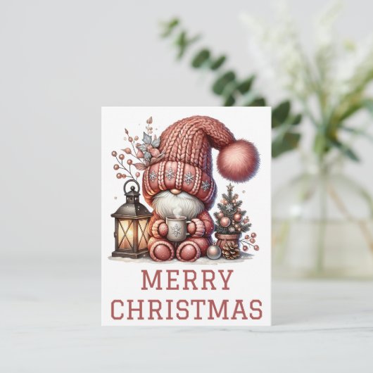 Kabouter Kerstkaart (Staand voorkant)