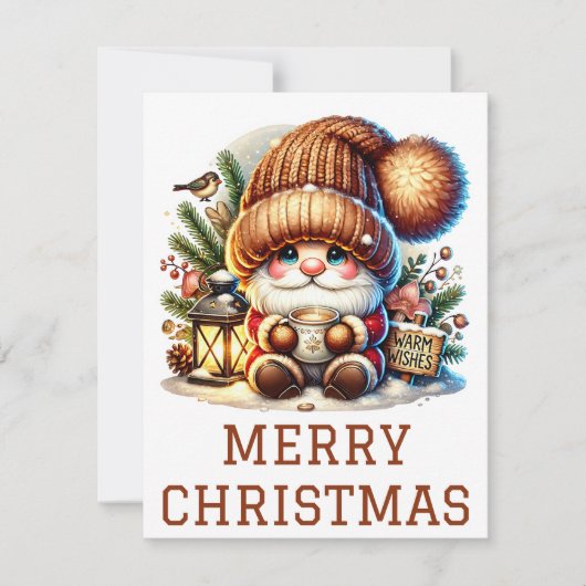 Kabouter Kerstkaart (Voorkant)