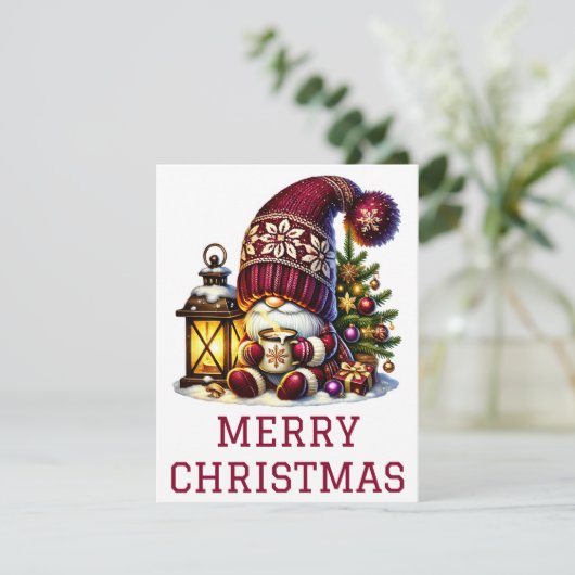 Kabouter Kerstkaart (Staand voorkant)
