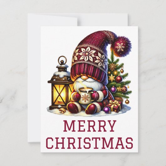 Kabouter Kerstkaart (Voorkant)