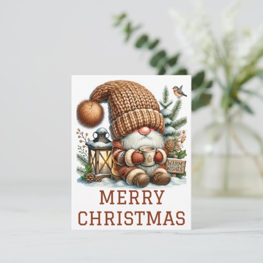 Kabouter Kerstkaart (Staand voorkant)