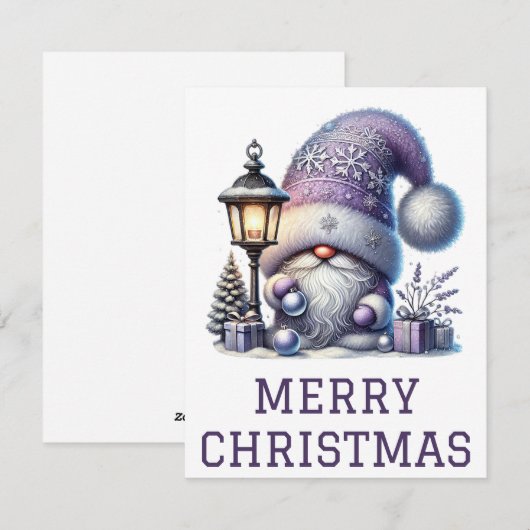 Kabouter Kerstkaart (Voorkant / Achterkant)