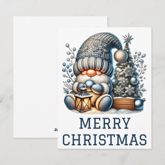 Kabouter Kerstkaart (Voorkant / Achterkant)