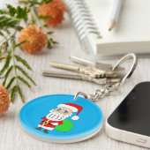 Kabouter Kerstman Sleutelhanger (Voorkant Rechts)