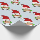 Kabouter Kerstmis Cadeaupapier (Hoek)