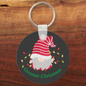 Kabouter Kerstsleutelhanger Sleutelhanger (Voorkant)