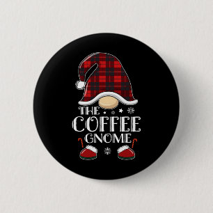 Kabouter koffie Buffalo geruite bijpassende famili Ronde Button 5,7 Cm