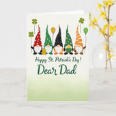 Kabouter Kraftpapier St. Patrick's Dag Kaart (Gele Bloem)