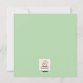 Kabouter Leprechaun en Pot met Goud St. Patrick's Feestdagenkaart (Achterkant)