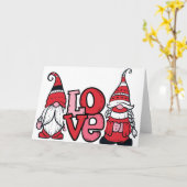 Kabouter Liefde Blank van binnen Kaart (Gele Bloem)