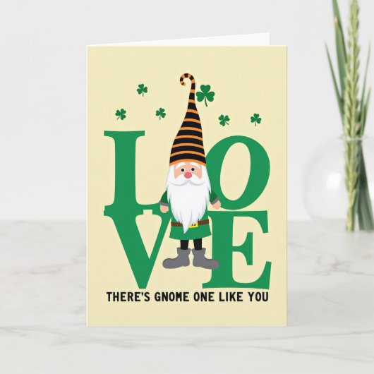 Kabouter Liefde Wenskaart Kaart (Voorkant)