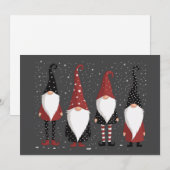 Kabouter Liefhebber Grappige Kabouter Kerst  Feestdagenkaart (Voorkant / Achterkant)
