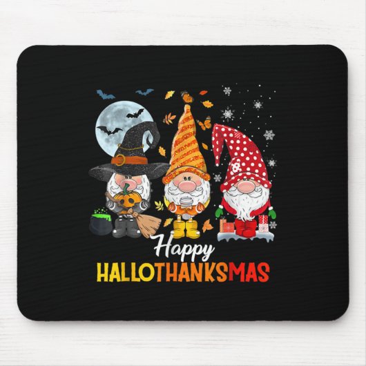 Kabouter Liefhebber Halloween Prettig Kerstfeest G Muismat (Voorkant)
