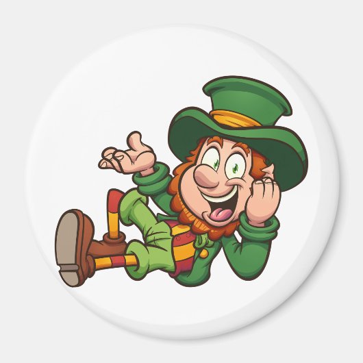 kabouter liggend cartoon magneet (Voorkant)