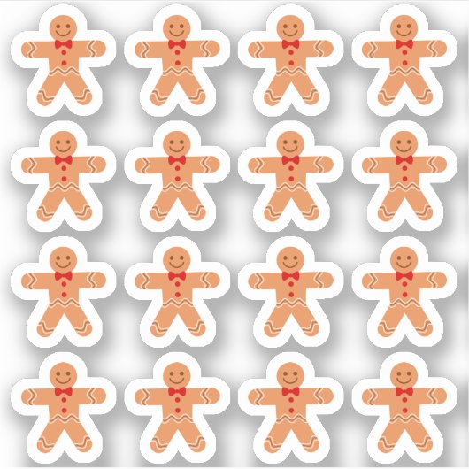 Kabouter Mannetje Kerst Decoratie Planner Sticker (Voorkant)