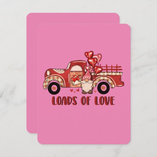 Kabouter met bergen liefde feestdagenkaart (Voorkant / Achterkant)