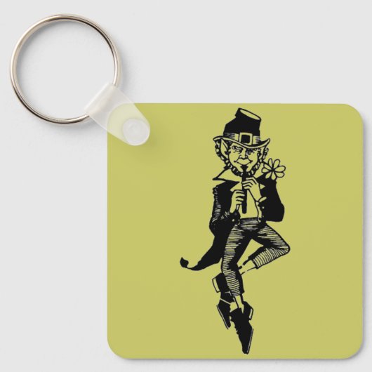 Kabouter met Fluit Sleutelhanger (Voorkant)