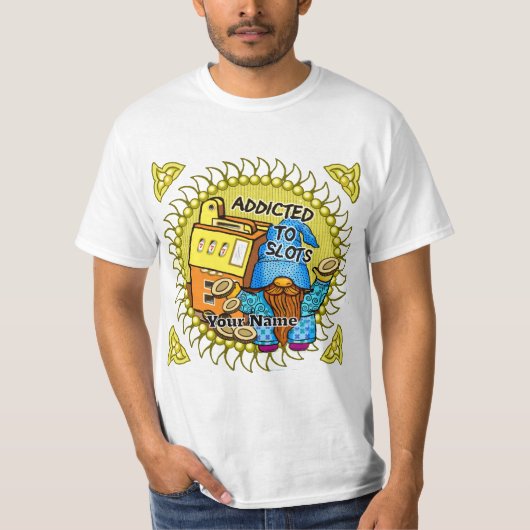 Kabouter met joy slots t-shirt (Voorkant)