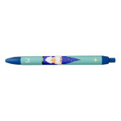 Kabouter met magische lamp en monogram Zwarte inkt Pen (Voorkant)