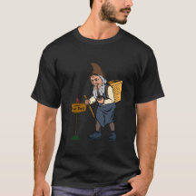Kabouter met mand T-shirt | Victoriaanse kabouterc