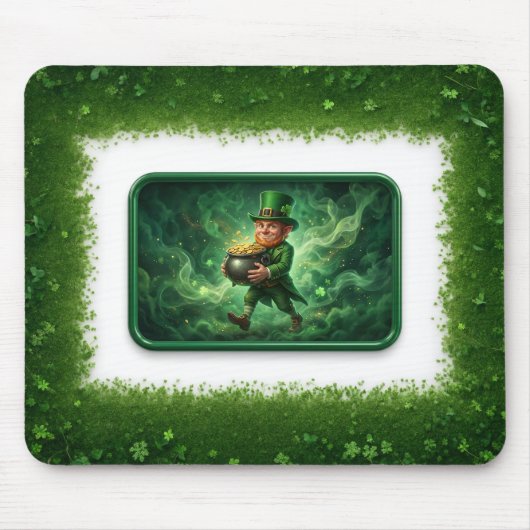 Kabouter met pot goud muismat (Voorkant)