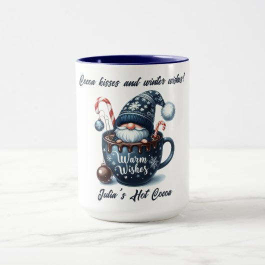 Kabouter met warme wensen mok (Midden)