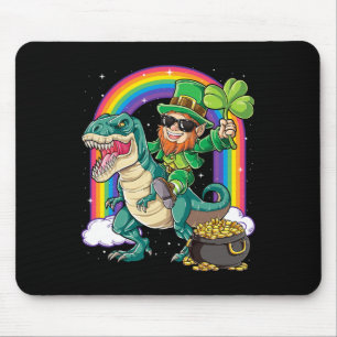 Kabouter Ridding Dinosaurus St. Patrick's Dag Jong Muismat