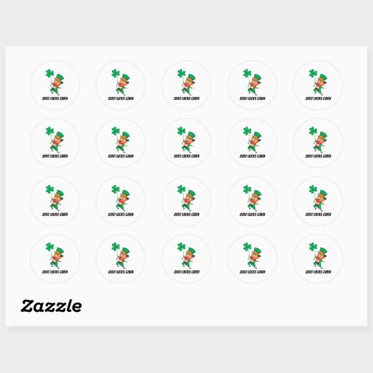 Kabouter Ronde Sticker (Vel)