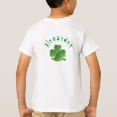 Kabouter Schelmenstreken St. Patrick's Day Klaver T-shirt (Achterkant)