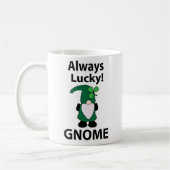 Kabouter Shamrock Geluks Kabouter St. Patrick's Da Koffiemok (Links)