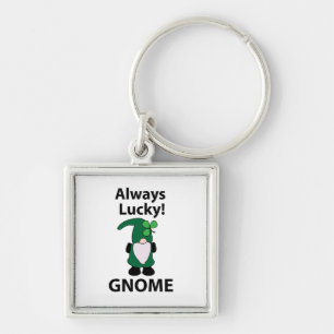 Kabouter Shamrock Geluks Kabouter St. Patrick's Da Sleutelhanger