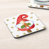 Kabouter Sinterklaas  Bier Onderzetter (Linkerzijde)