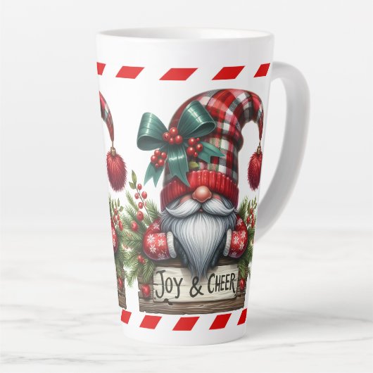 Kabouter Sinterklaas Latte Mok (Rechterhoek)