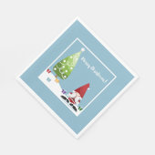 Kabouter Sinterklaas Servet (Hoek)