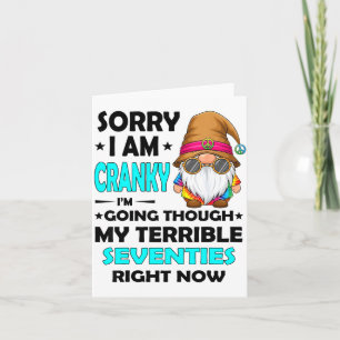 Kabouter Sorry Ik Ben Chagrijnig Ik Ga Door Mijn V Kaart