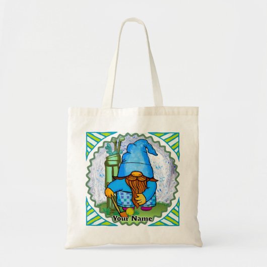 Kabouter speelt golf  tote bag (Voorkant)