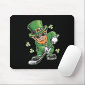 Kabouter speelt hockey St. Patrick's Day Iers Muismat (Met muis)